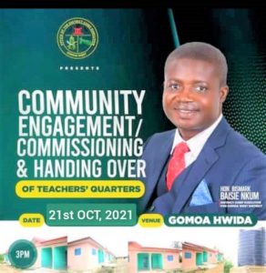 Community Engagement/Commissioning and Handing Over of Teachers' Quarters at Gomoa Hwida @ Gomoa Hwida